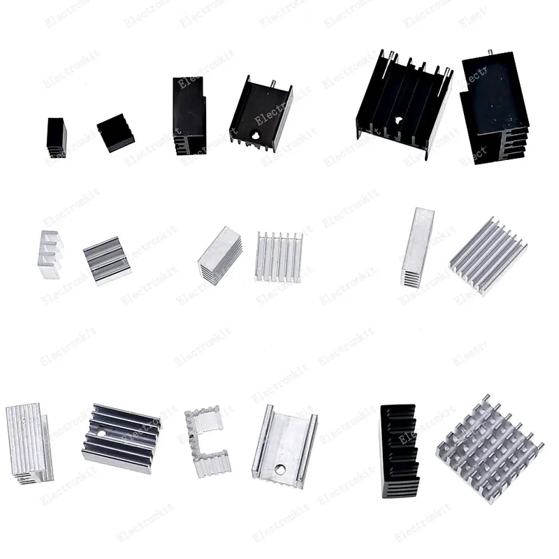 Mosfet Transistor Set - 33pcs Heatsink Kit Cooler Heat Sink