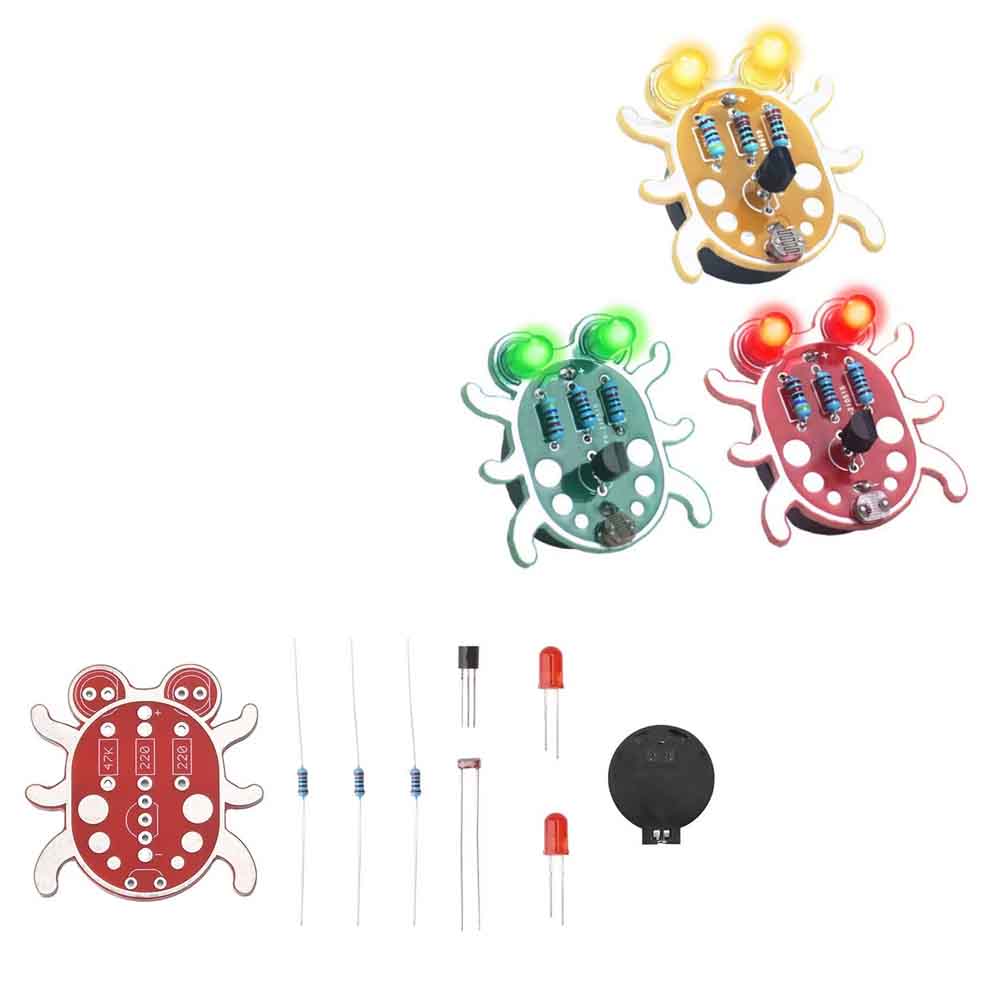 Diy Electronics Kits For Beginners - LED Electronic DIY Soldering Kit Beetle‑Shape