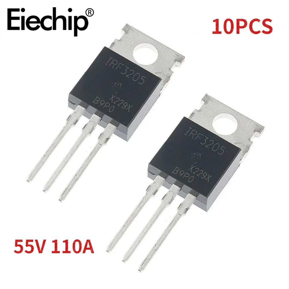 Mosfet Transistor Set - 10PCS IRF3205 Transistor IRF3205PBF 3205 MOSFET
