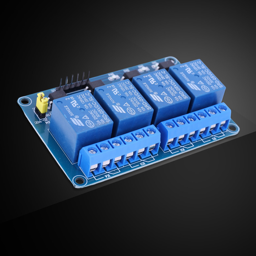 5V 12V 4 Channel Relay Board w - Relay Module 5V ulasan dan harga