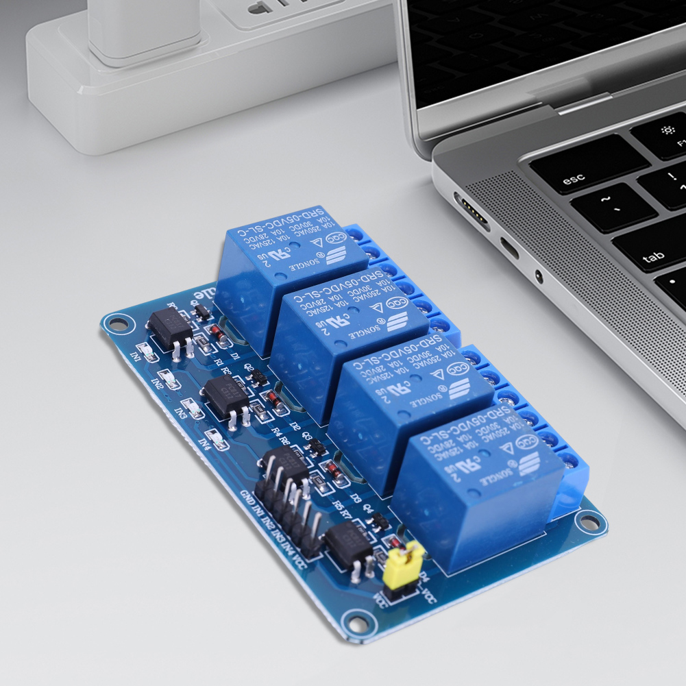 5V 12V 4 Channel Relay Board w - Relay Module 5V ulasan dan harga
