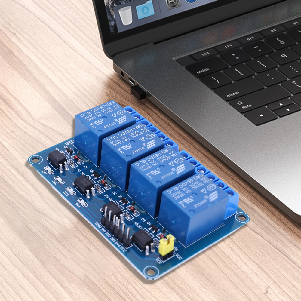 5V 12V 4 Channel Relay Board w - Relay Module 5V ulasan dan harga