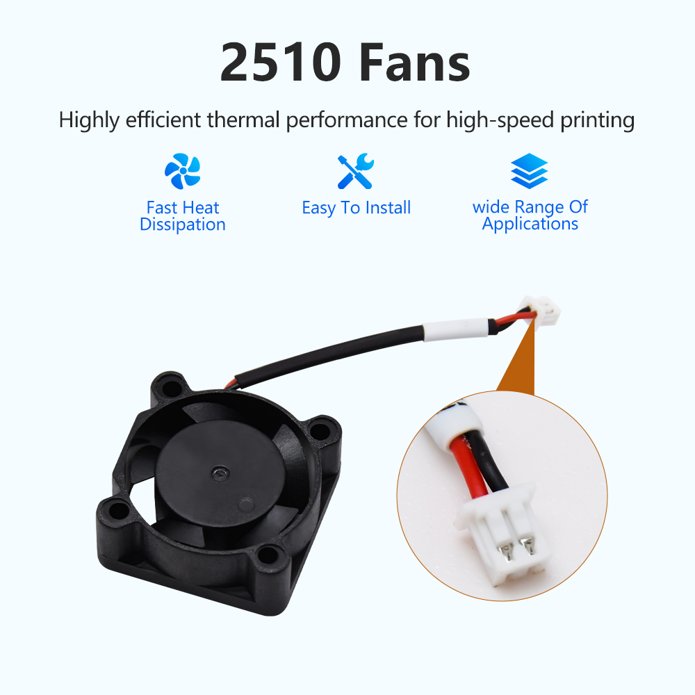 Ball Bearing 2510 Fan for Ende - Creality Printer Ender 3 V3 ulasan dan harga