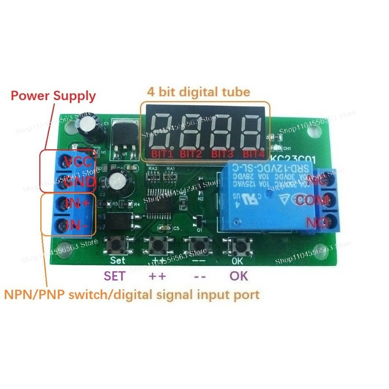 Multifunction Pulse Counter Sw - Relay Module 5V ulasan dan harga