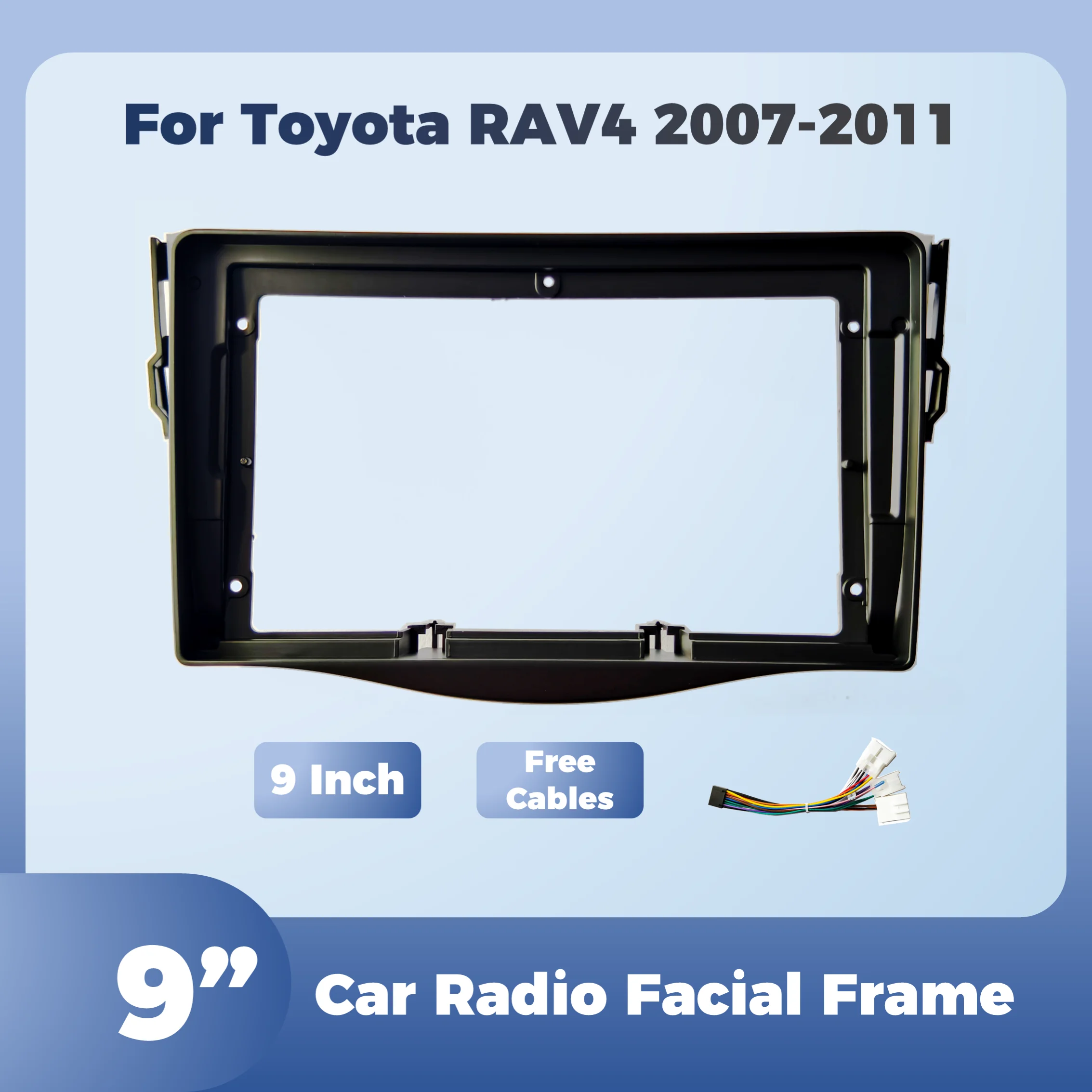 Vehicle radio Fascia 9 inch Fr - Diy Electronics Radio ulasan dan harga