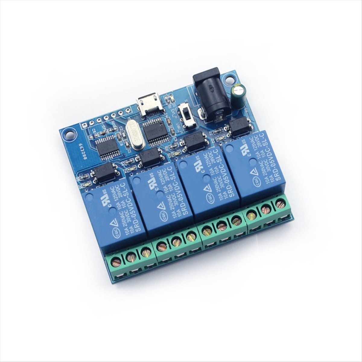 AT42 4 Channel USB Relay Modul - Relay Module 5V ulasan dan harga