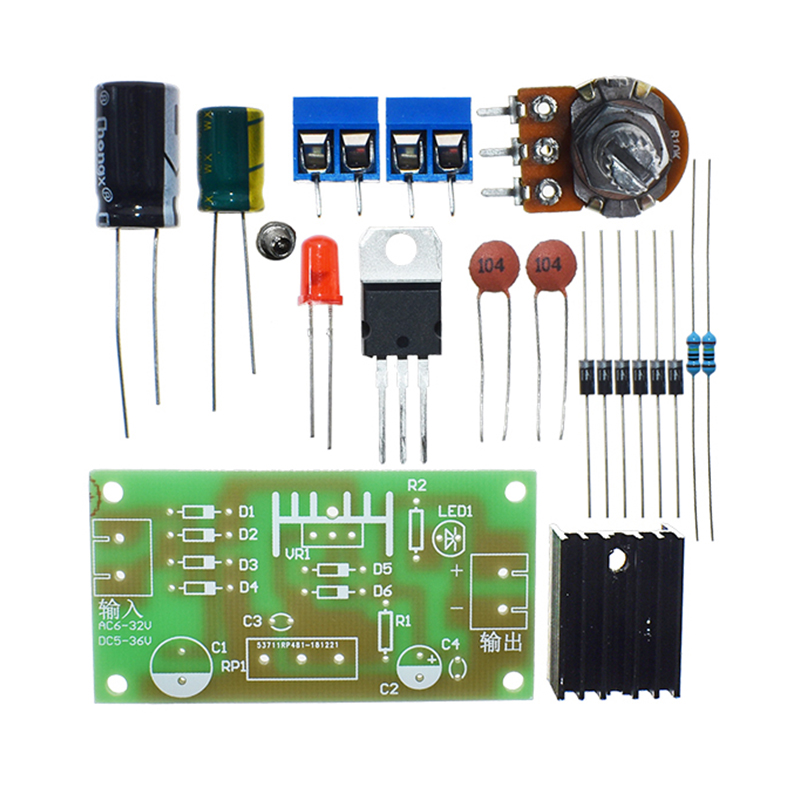 LM317 Adjustable Power Supply  - Lm317 Voltage Regulator ulasan dan harga