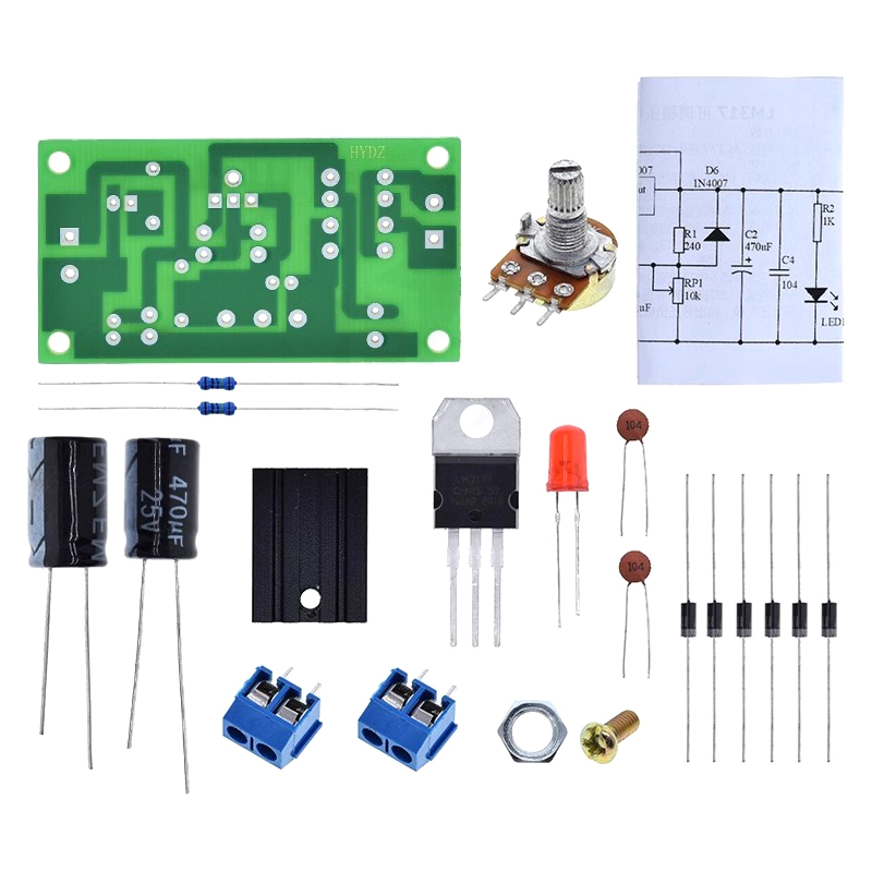 LM317 Adjustable Power Supply  - Lm317 Voltage Regulator ulasan dan harga