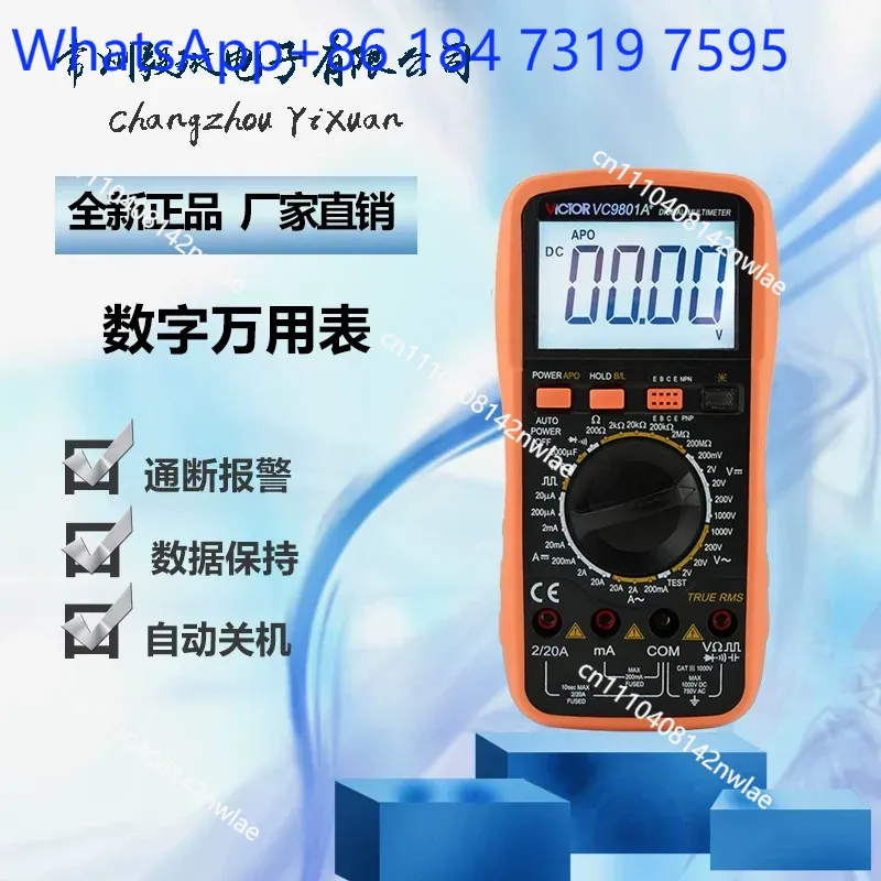 Digital Multimeter VC9801A VC9 - Multimeter Digital ulasan dan harga