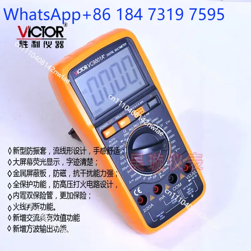 Digital Multimeter VC9801A VC9 - Multimeter Digital ulasan dan harga