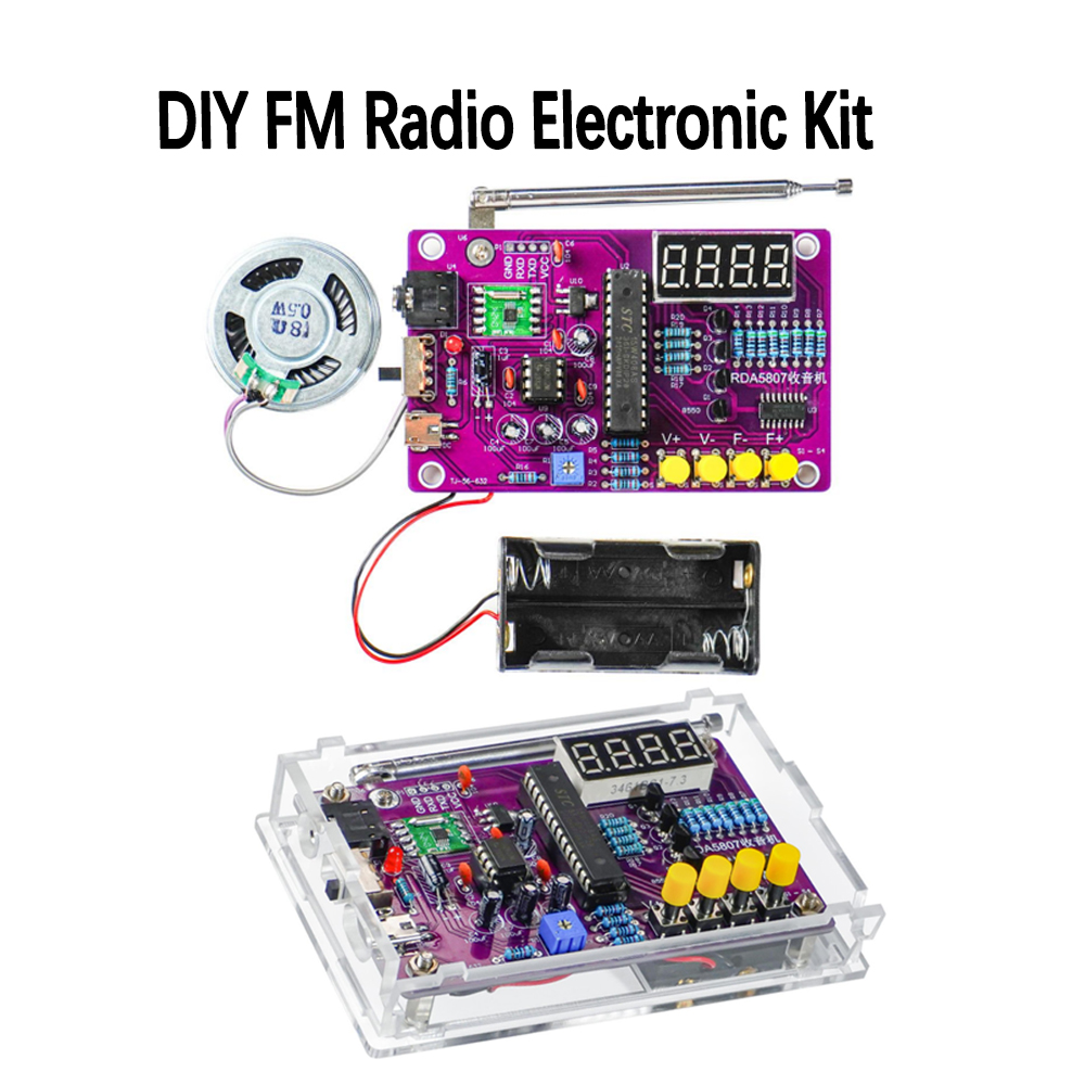 DIY FM Radio Electronic Kit 87 - Diy Projects With Electronics ulasan dan harga
