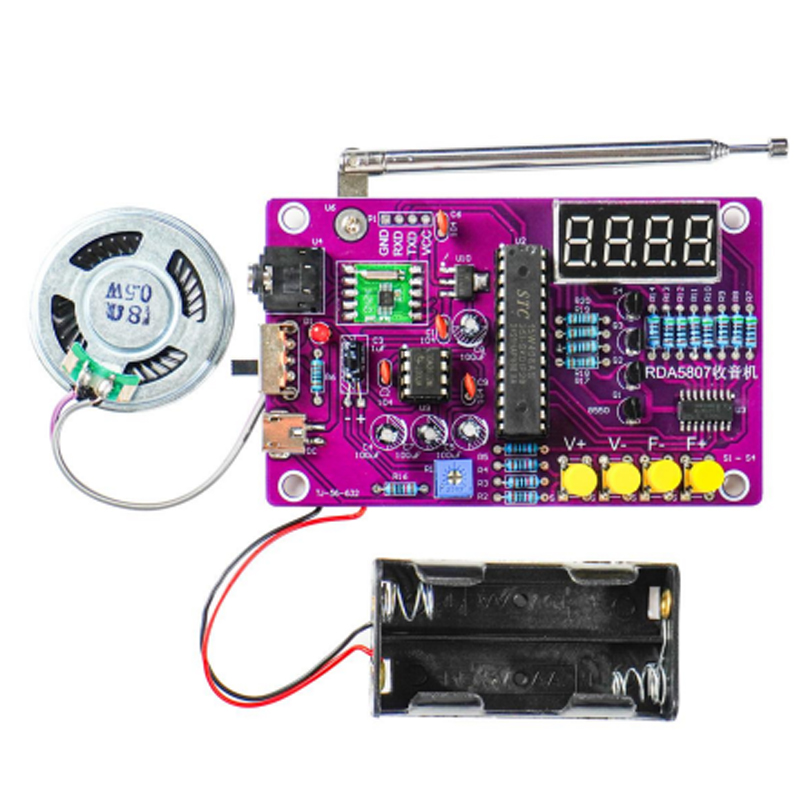 DIY FM Radio Electronic Kit 87 - Diy Projects With Electronics ulasan dan harga