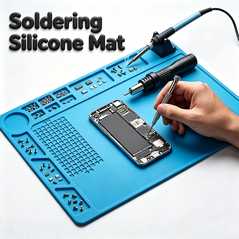 Silicone Repair Mat Heat Insul - Diy Soldering Station No Electronics ulasan dan harga