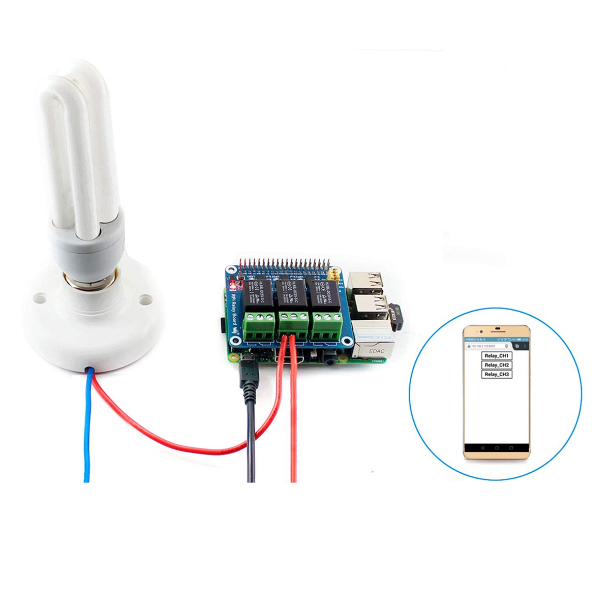 Waveshare 5V 3-Channel Relay M - Relay Module 5V ulasan dan harga
