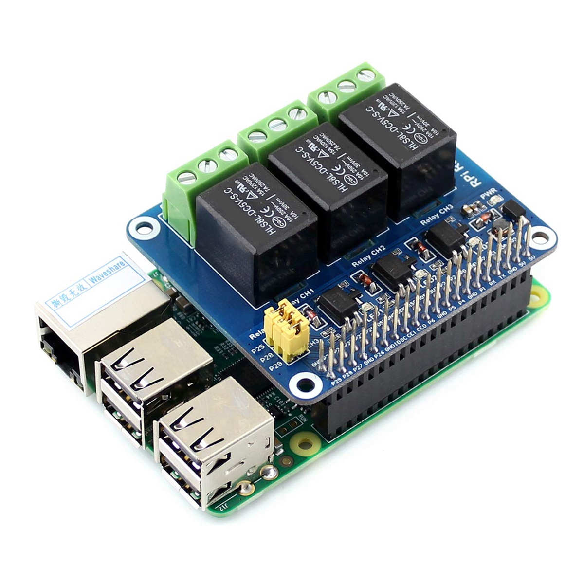 Waveshare 5V 3-Channel Relay M - Relay Module 5V ulasan dan harga