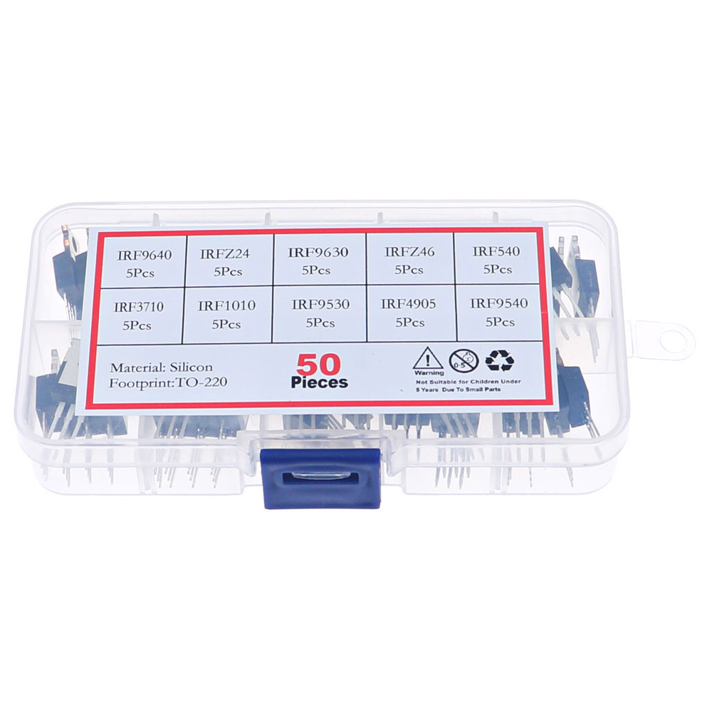 50Pcs 10 Values Mosfet Transis - Mosfet Transistor Set ulasan dan harga