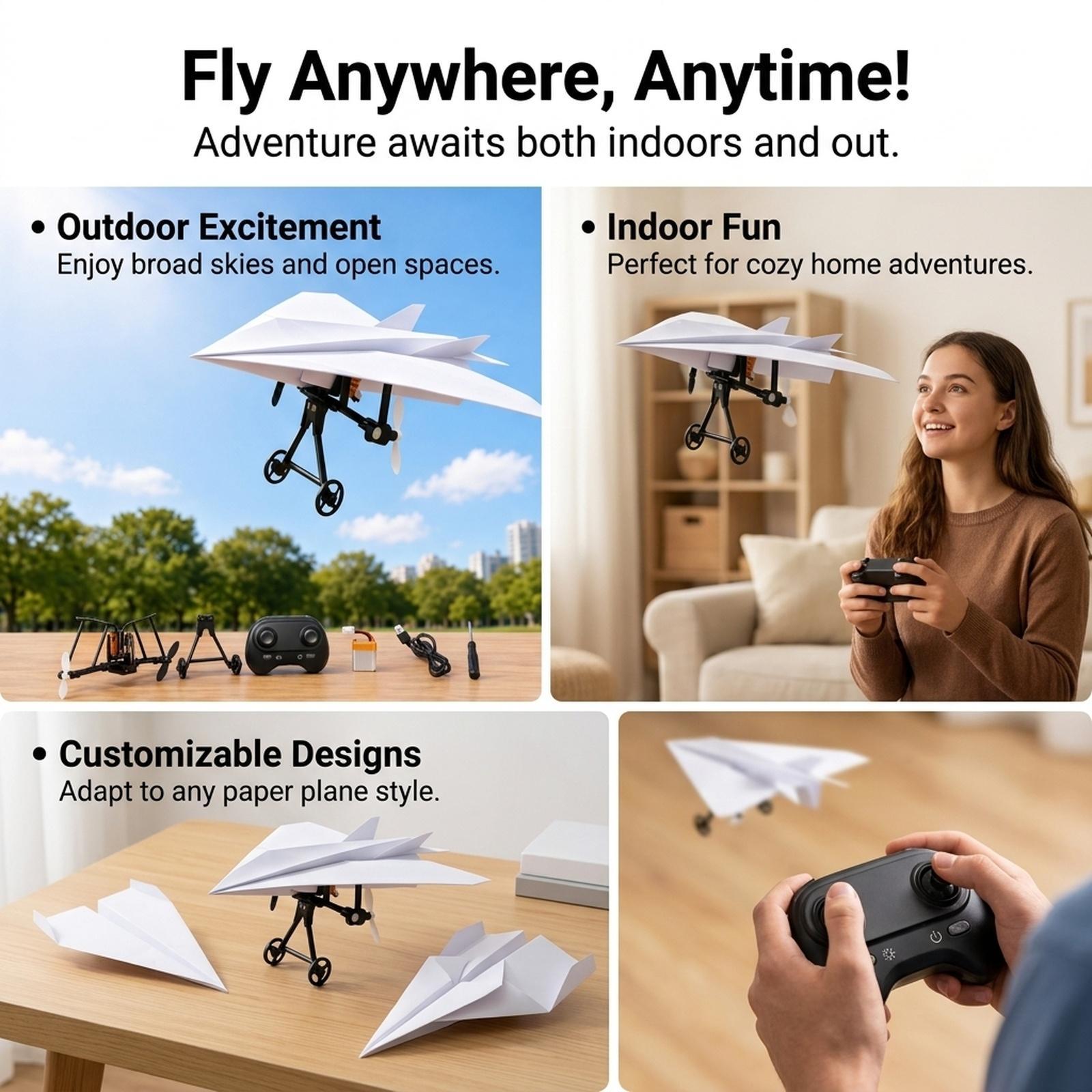 Mini RC Airplane DIY Kit ABS M - Diy Electronics Kits For Beginners ulasan dan harga