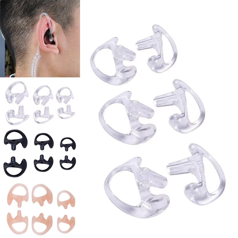 2PCS Ear Molds Soft 2-Way Radi - Diy Electronics Radio ulasan dan harga