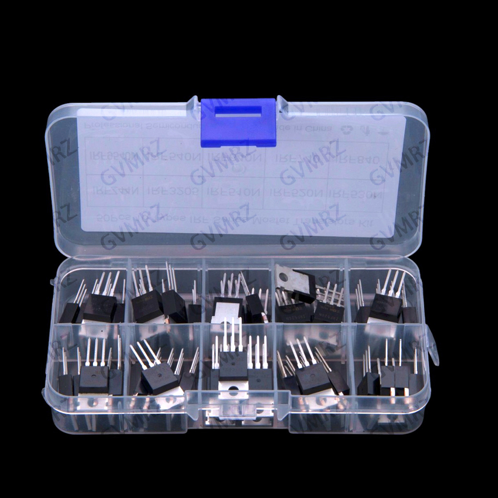 10 Values ​​50 PCS IRF510 IRF5 - Mosfet Transistor Set ulasan dan harga