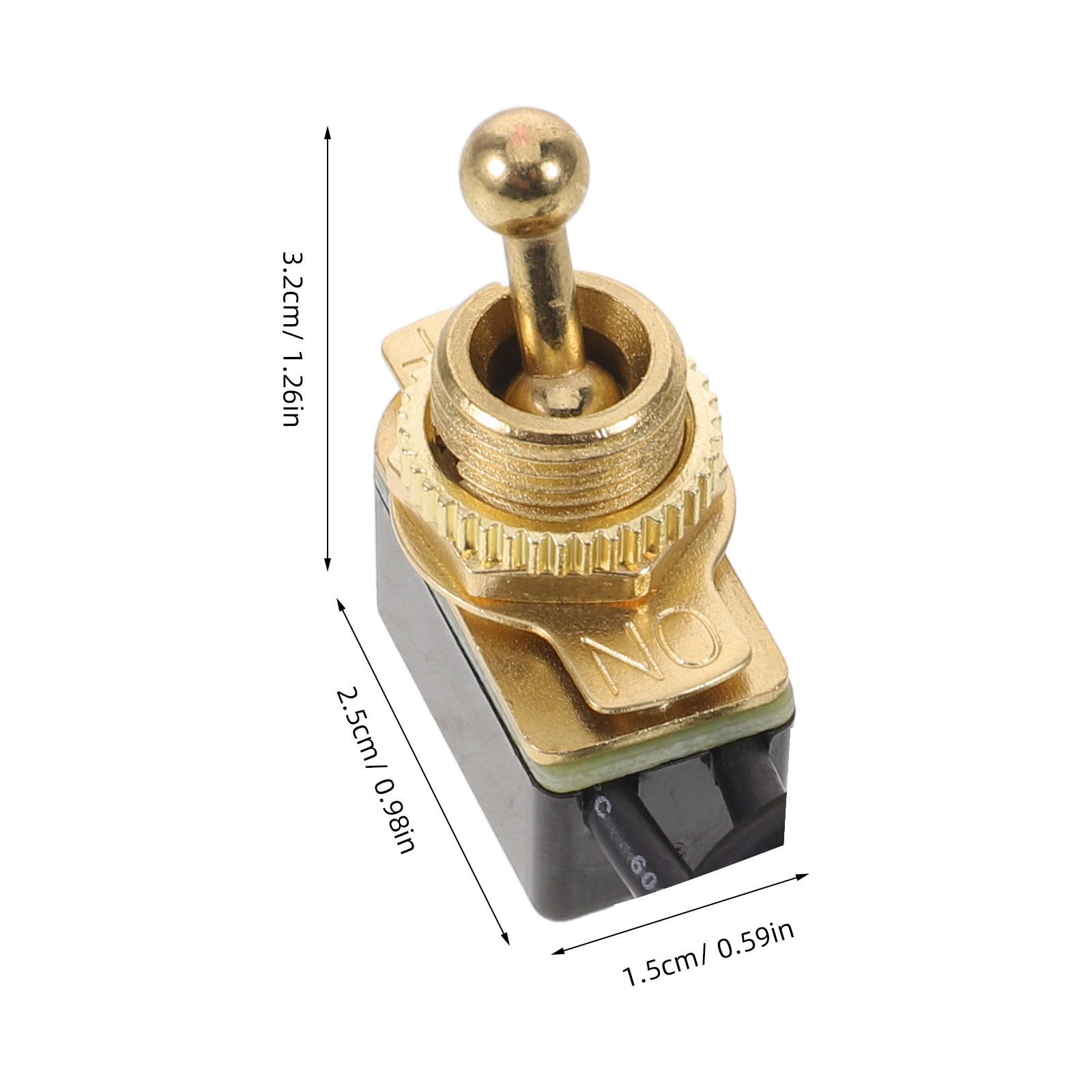 2 Pin Spst Toggle Switch Heavy - Diy Electric Car ulasan dan harga