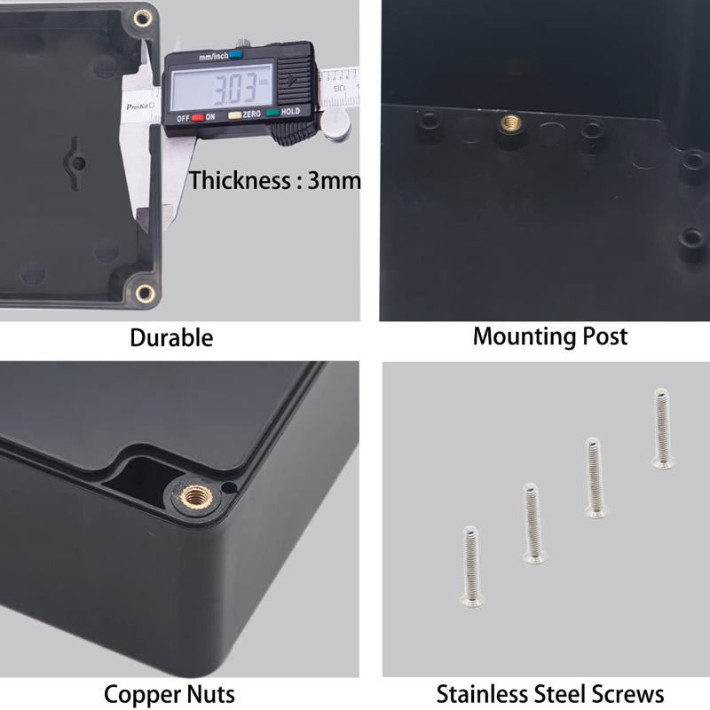 Waterproof Junction Box ABS Pl - Diy Electronics Organizer ulasan dan harga